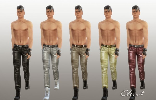  OleSims: Leather pants