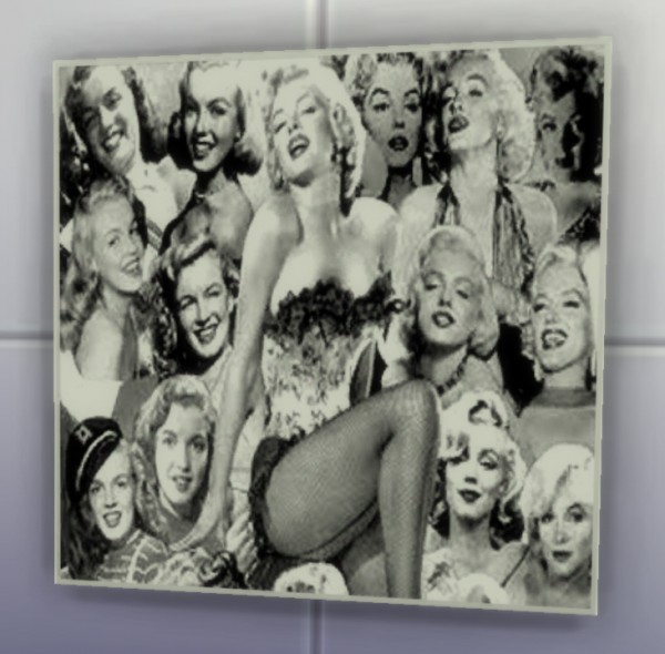  Amberlyn Designs Sims: Marilyn Monroe paintings