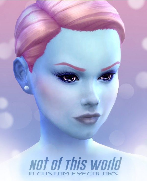  Mod The Sims: Not of This World   10 Custom Alien Eyes by Shady