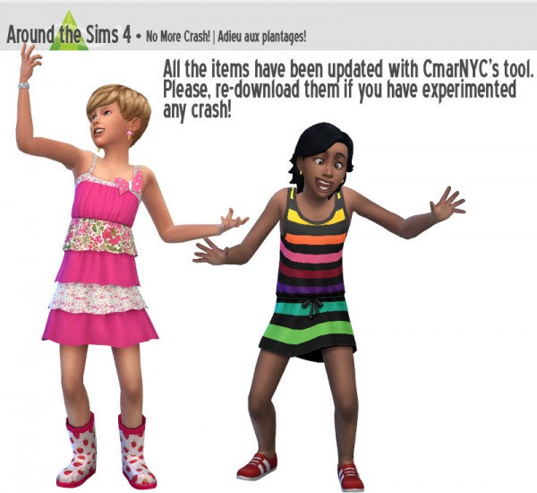  Around The Sims 4: Girls dress