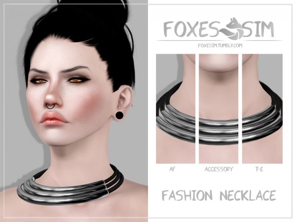 Foxe Sim: Fashion necklace