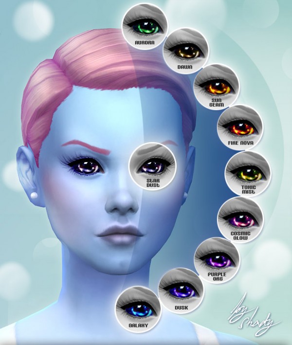  Mod The Sims: Not of This World   10 Custom Alien Eyes by Shady