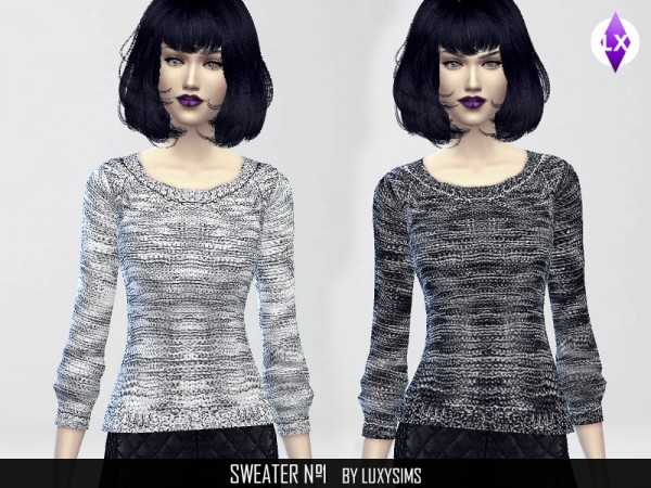 The Sims Resource: Thick wool sweater by LuxySims3 • Sims 4 Downloads