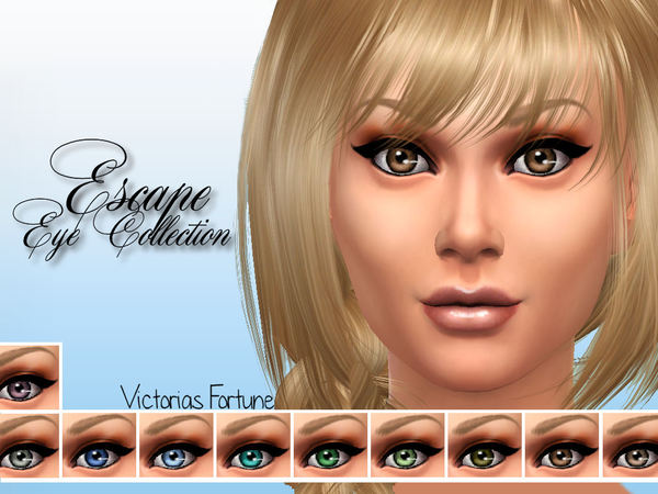  The Sims Resource: Escape Eye Collection by Fortunecookie1