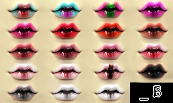  Decay Clown Sims: Glossy Lipstick