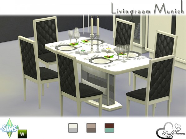  The Sims Resource: Diningroom Munich by BuffSumm