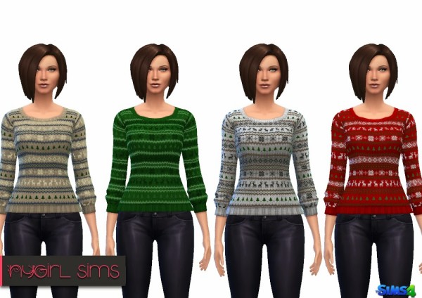  NY Girl Sims: Holiday Sweater