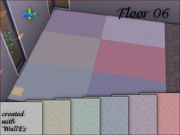  Arte Della Vita: 4 carpet floors in 6 different colors