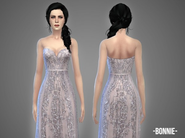  The Sims Resource: Karoline   gown set by April