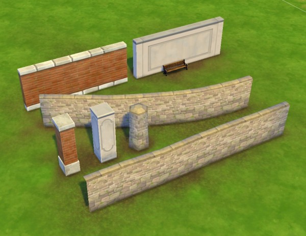  Mod The Sims: Liberated Fences 3 by plasticbox