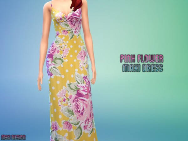 The Sims Resource: Pink Flower Collection by midnightskysims