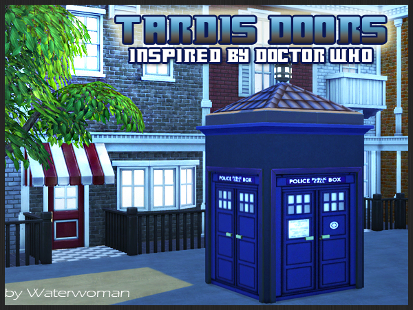  Akisima Sims Blog: Doctor Who inspired doors