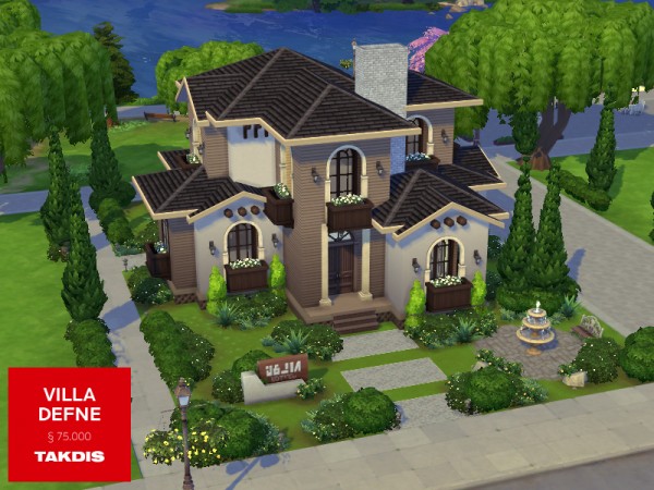  The Sims Resource: Villa Defne by Takdis