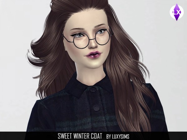  The Sims Resource: Sweet Winter Coat by Luxy Sims