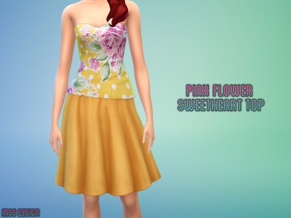  The Sims Resource: Pink Flower Collection by midnightskysims