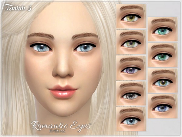  The Sims Resource: Romantic Eyes by tsminh 3
