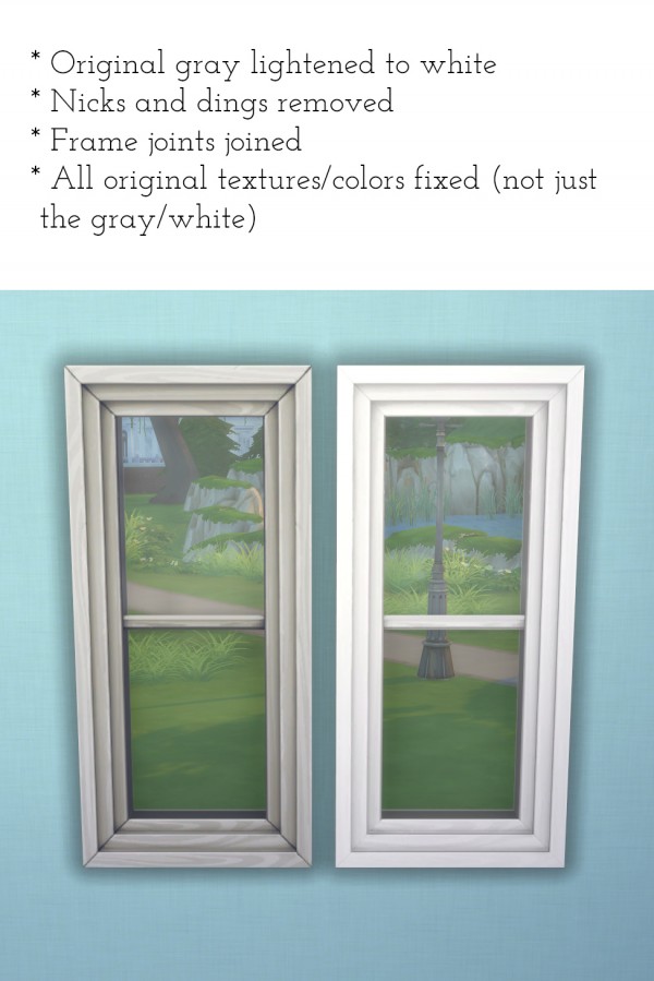  Saudade Sims: 20 windows redone