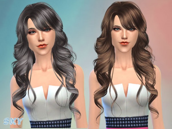  The Sims Resource: Hairstyle 255 by Skysims
