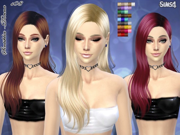  The Sims Resource: Hair 08 Donna by Sintiklia