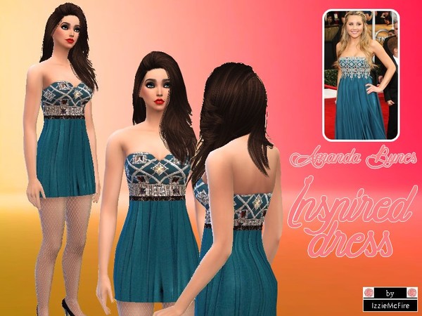  The Sims Resource: Amanda Bynes inspired dress