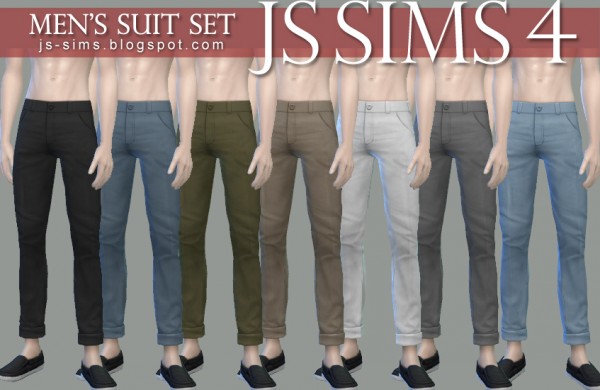  JS Sims 4: Mens Suit Set