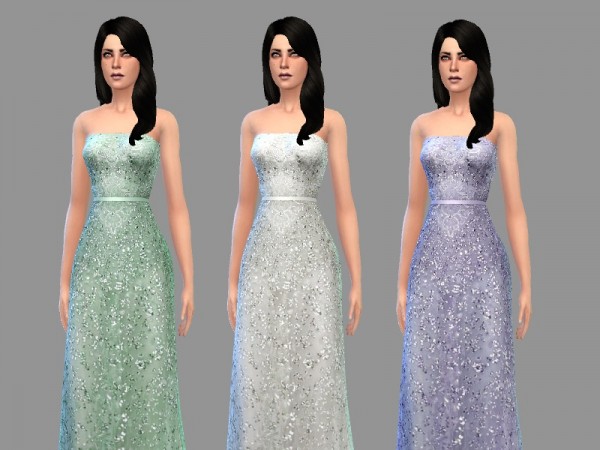  The Sims Resource: Starlight   gown by April