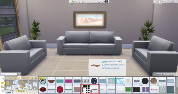  19 Sims 4 Blog: Carpet set 2