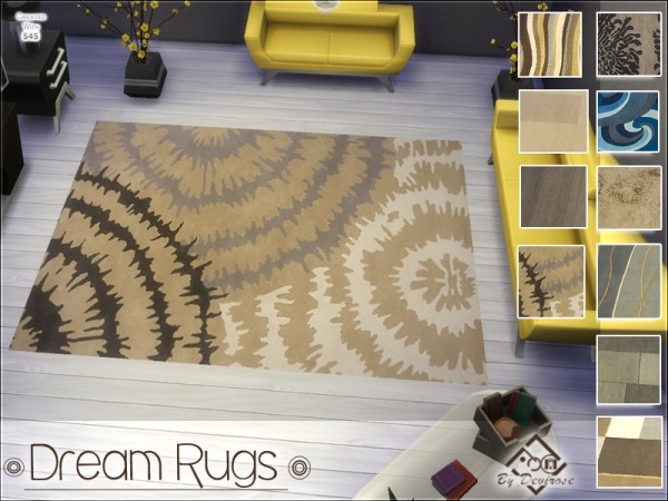  The Sims Resource: Dream Rugs Set by Devirose