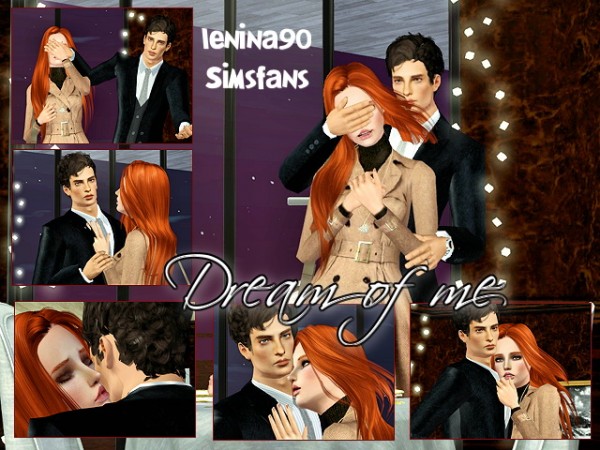  Sims Fans: Dream of me poses by lenina90