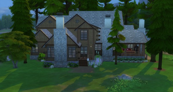  Lacey loves sims: Luxury Log Cabin