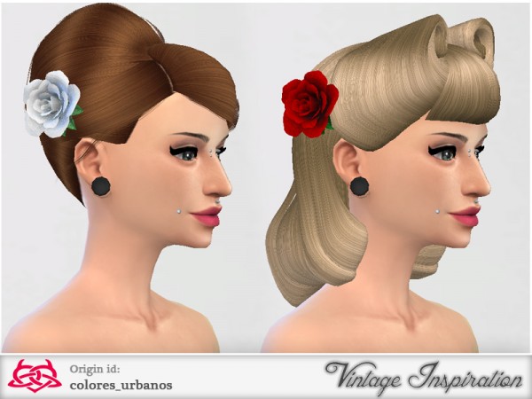  The Sims Resource: Rose (hat) by Colores Urbanos