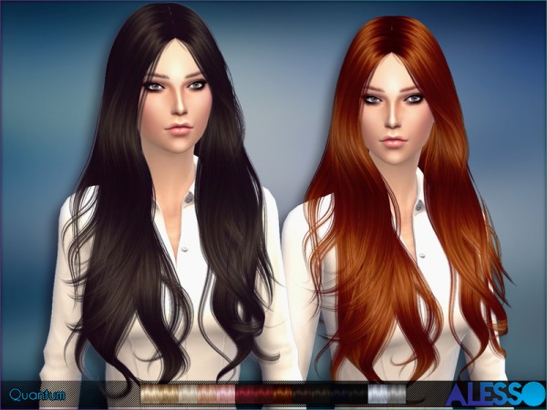  The Sims Resource: Quantum hair by Alesso