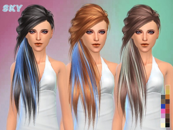  The Sims Resource: Hair 253 by Skysims