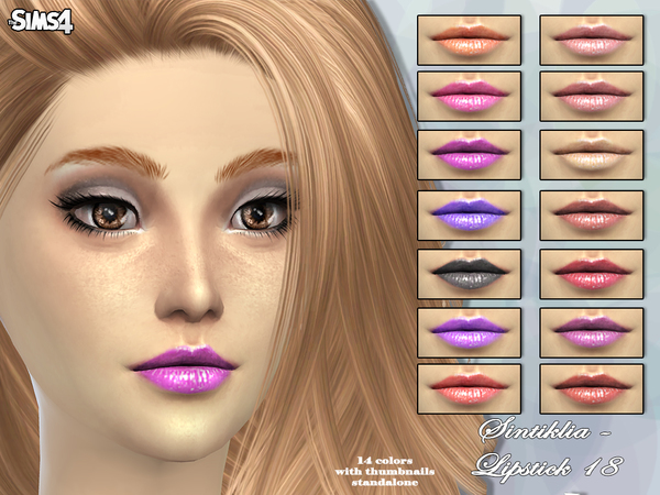  The Sims Resource: Lipstick 18 by Sintiklia