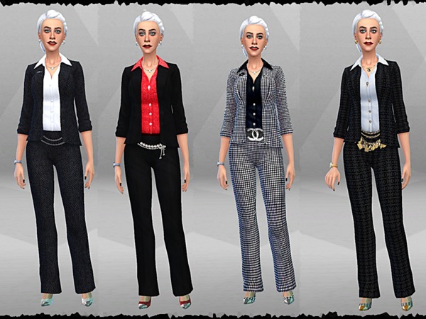  The Sims Resource: Woman Suits by Tacha