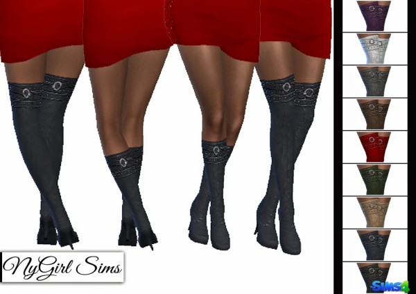  NY Girl Sims: Belt Wrapped Boot