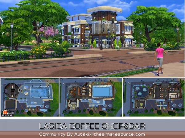  The Sims Resource: Lasica Coffee Shop by Autaki
