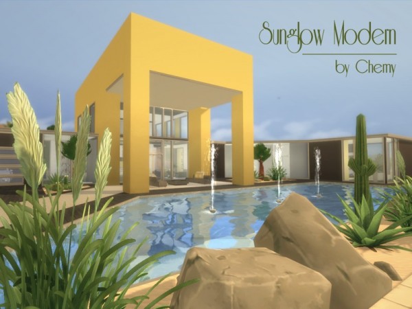  The Sims Resource: Sunglow Modern by Chemy