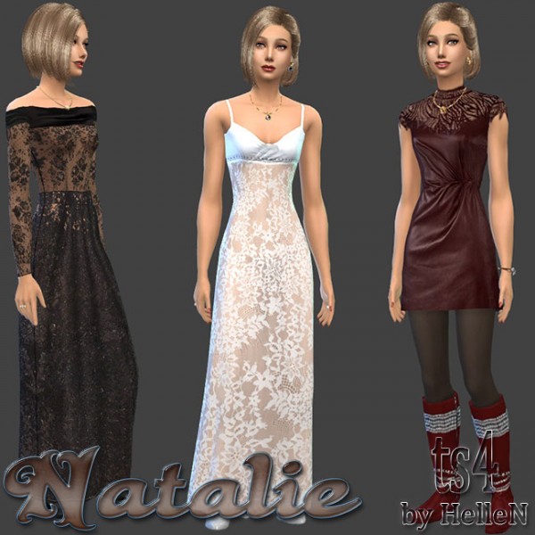  Sims Creativ: Natalie by HelleN