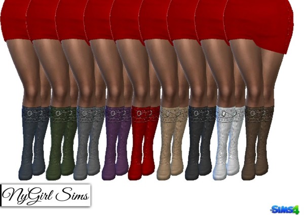  NY Girl Sims: Belt Wrapped Boot