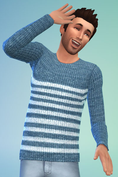 Blackys Sims 4 Zoo: Knit Sweater recolored by Mammut