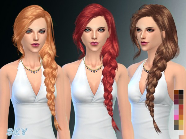  The Sims Resource: Hair 257 by Skysims