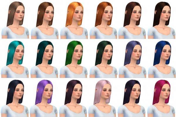  Miss Paraply: Hair retextured 36 colors