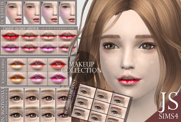  JS Sims 4: New Skin & Makeup Collection