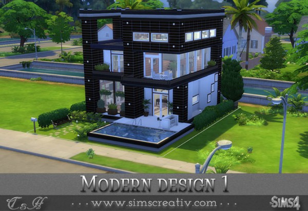  Sims Creativ: Modern design 1