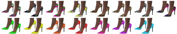  Miss Paraply: Madlen Mazel Shoes recolors part 3