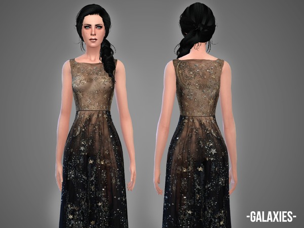  The Sims Resource: Galaxies   gown by April