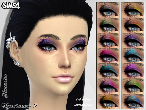  The Sims Resource: Eyeshadow 9 by Sintiklia