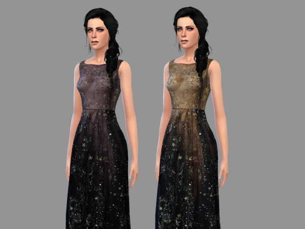  The Sims Resource: Galaxies   gown by April