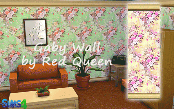  Ihelen Sims: Gaby Wall by Red Queen